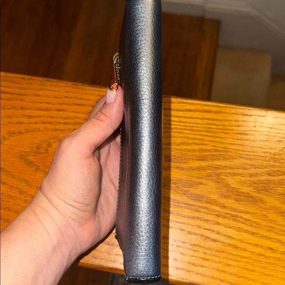 Brahmin Midnight Blue Leather Wallet - Picture 6 of 6